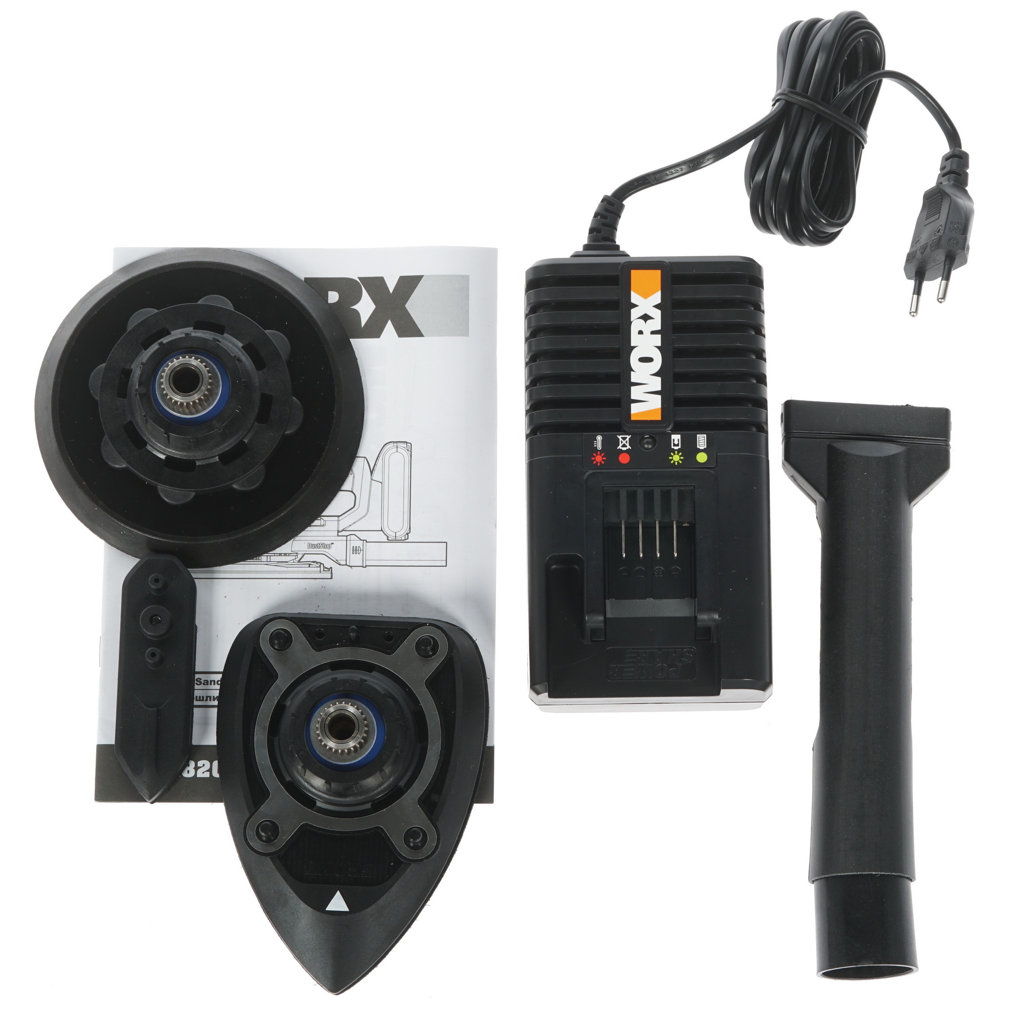 Виброшлифовальная машина Worx WX820 PowerShare 20V 8143020 STDN-0102527 - Вид №7