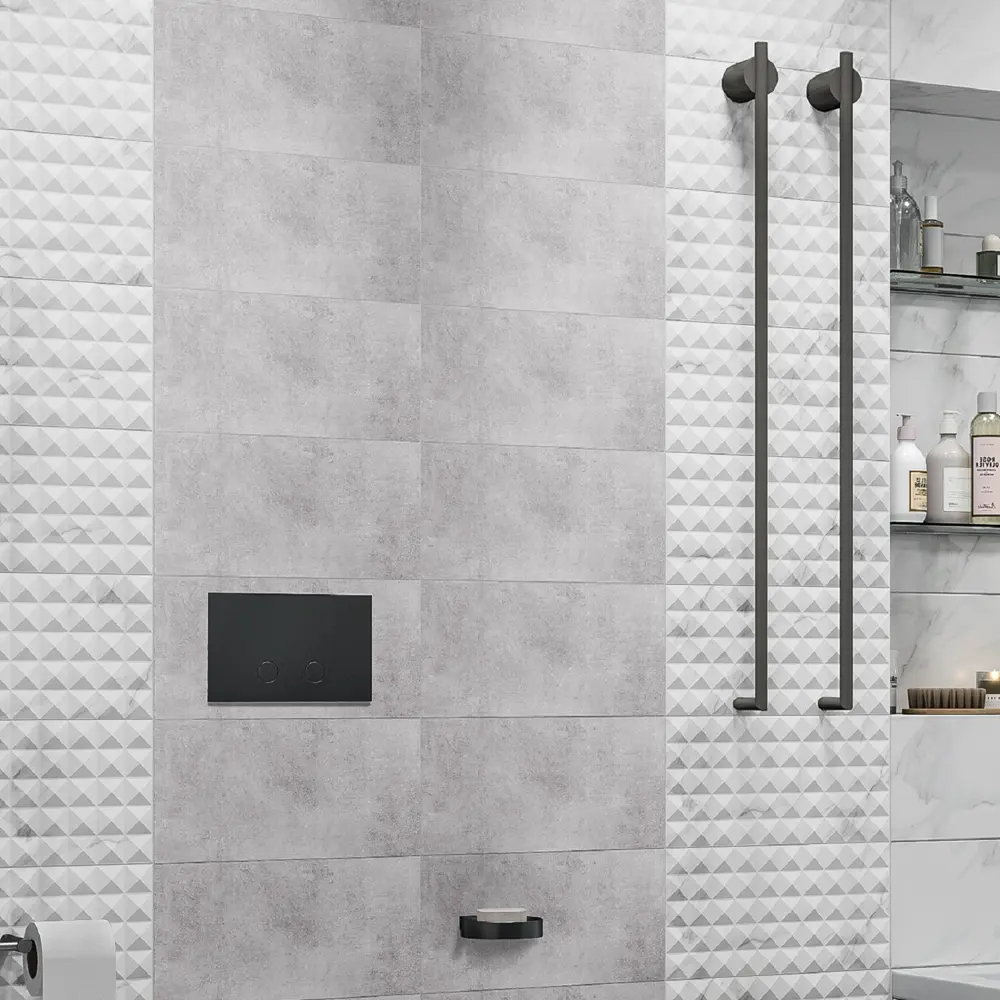 Плитка настенная Culto Asana Cemento 20x40 см 1.2 м² цемент цвет серый STLM-2202905