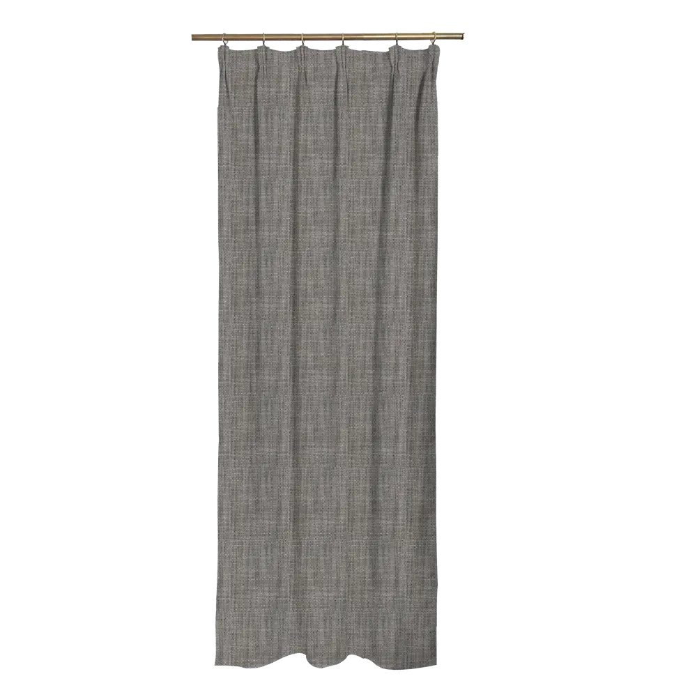 Штора на ленте Jantia 160x280 см цвет серо-коричневый INSPIRE STLM-2037270