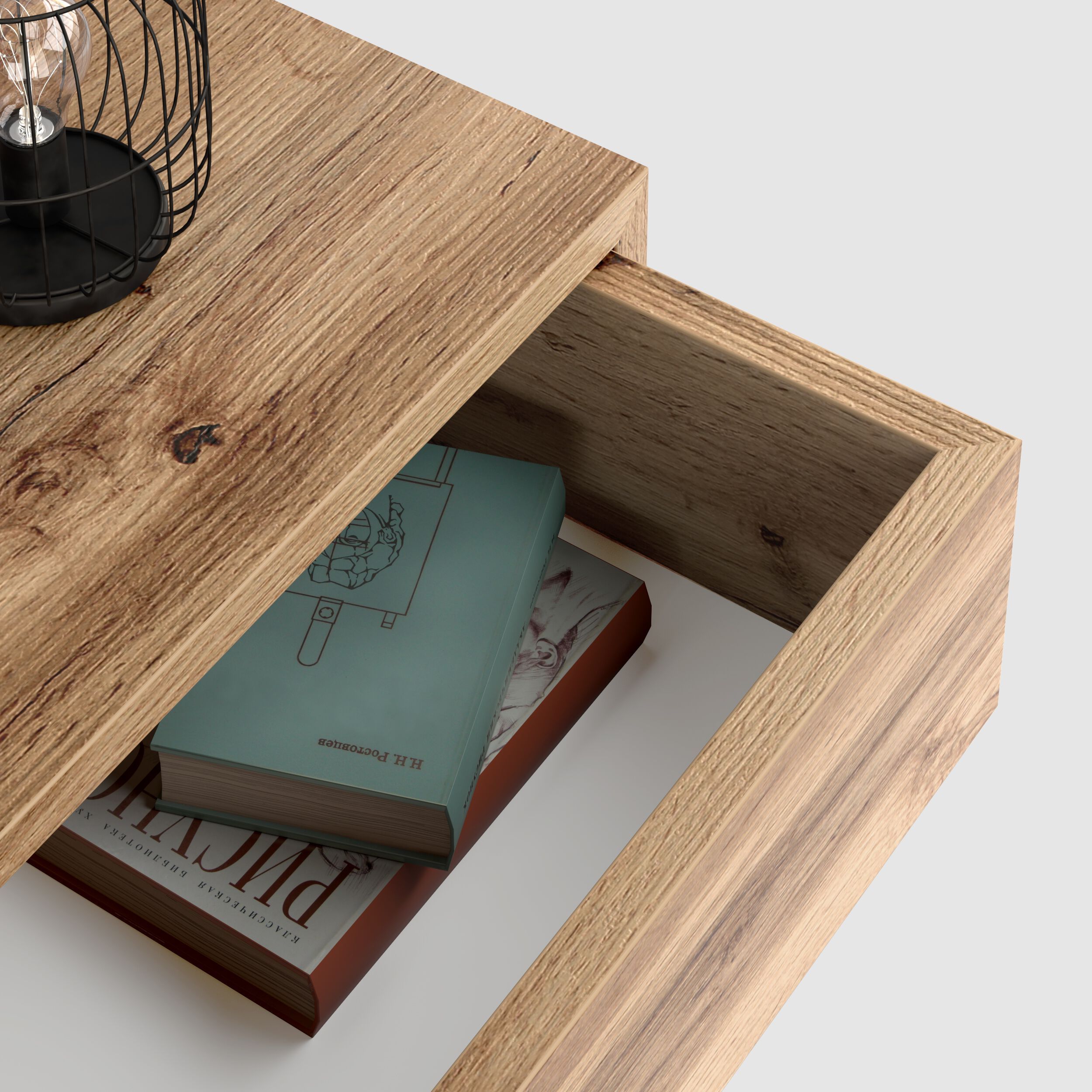 Прикроватная тумбочка с выдвижным ящиком Mobili Fiver RICCARDO ARCH-00064333 - Вид №5