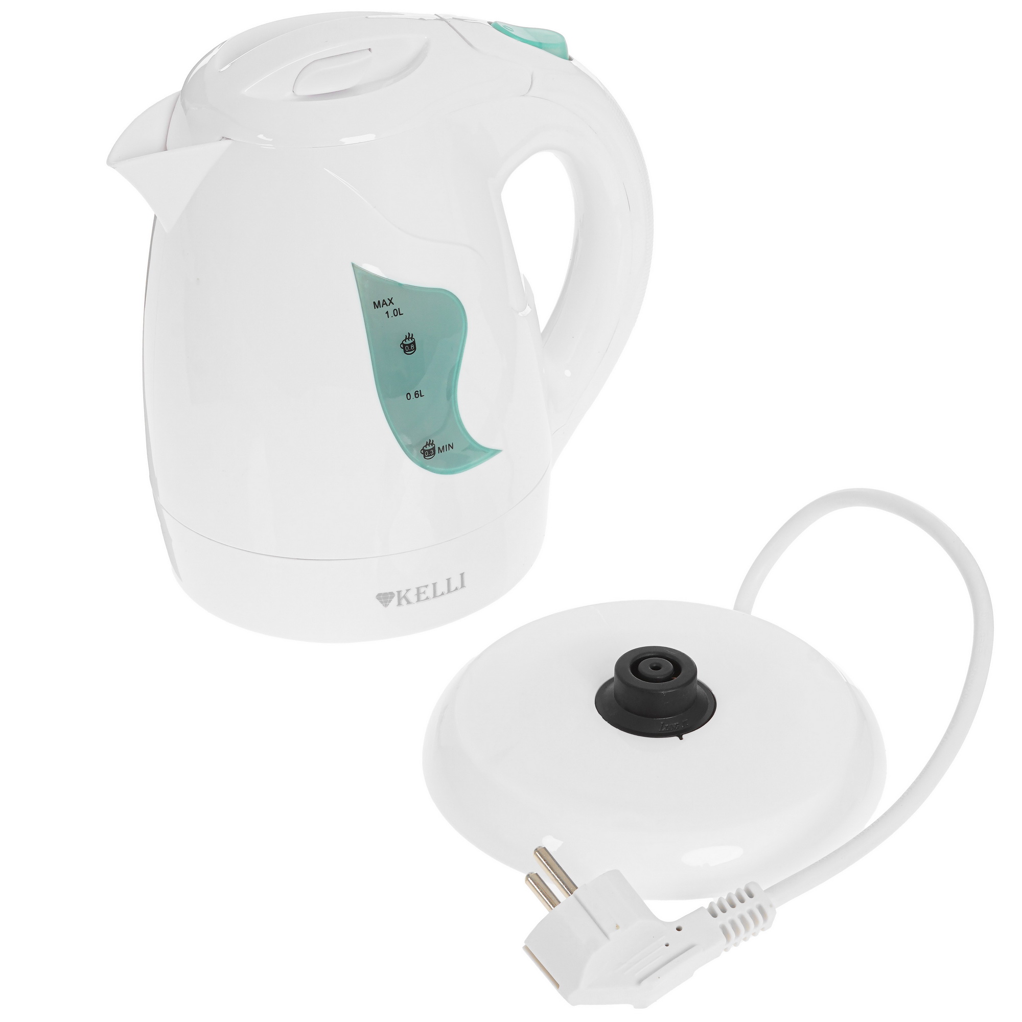 5359549 Электрочайник KELLI KL-1426 белый STDN-0088811 - Вид №3