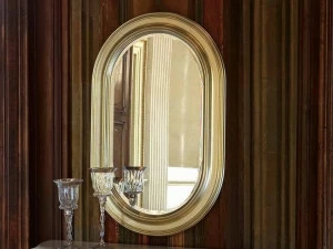 Arnaboldi Interiors Овальное зеркало из дерева в раме Chippendale