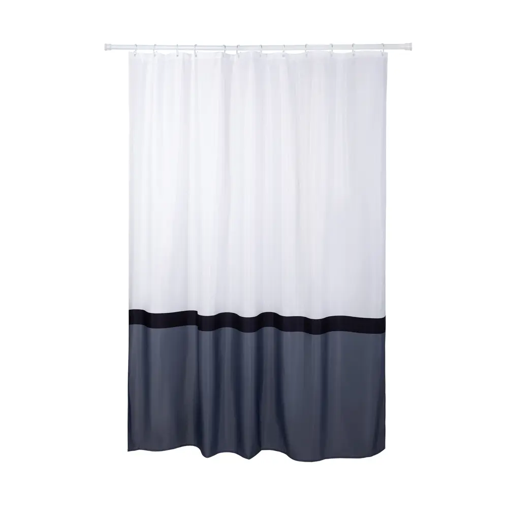 89380328 Штора для ванной Iddis Marble LM07P18i11 180x200 см полиэстер цвет серый/белый STLM-1564280