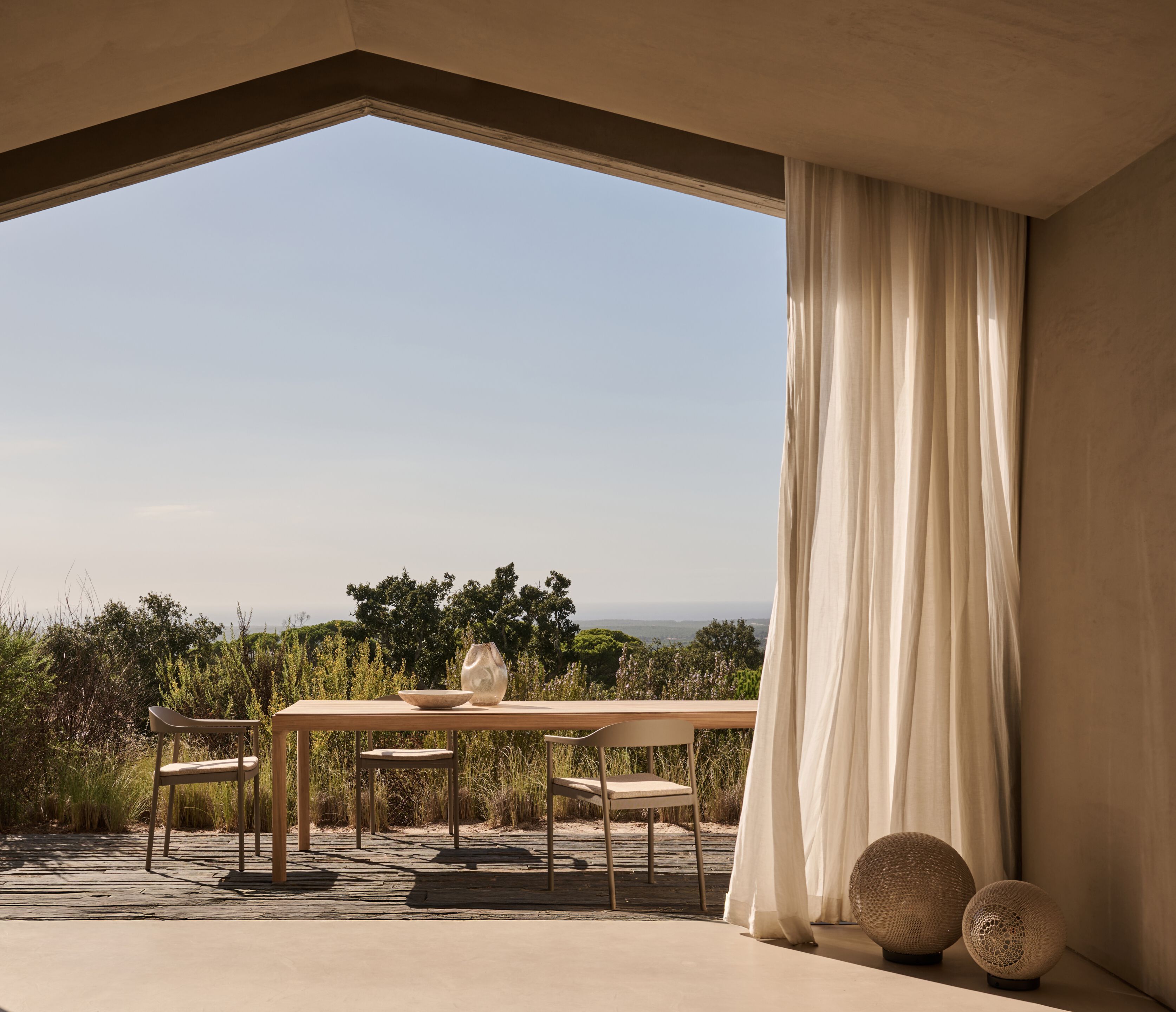 Алюминиевое кресло с подлокотниками TRIBÙ Illum ARCH-00042974 - Вид №2