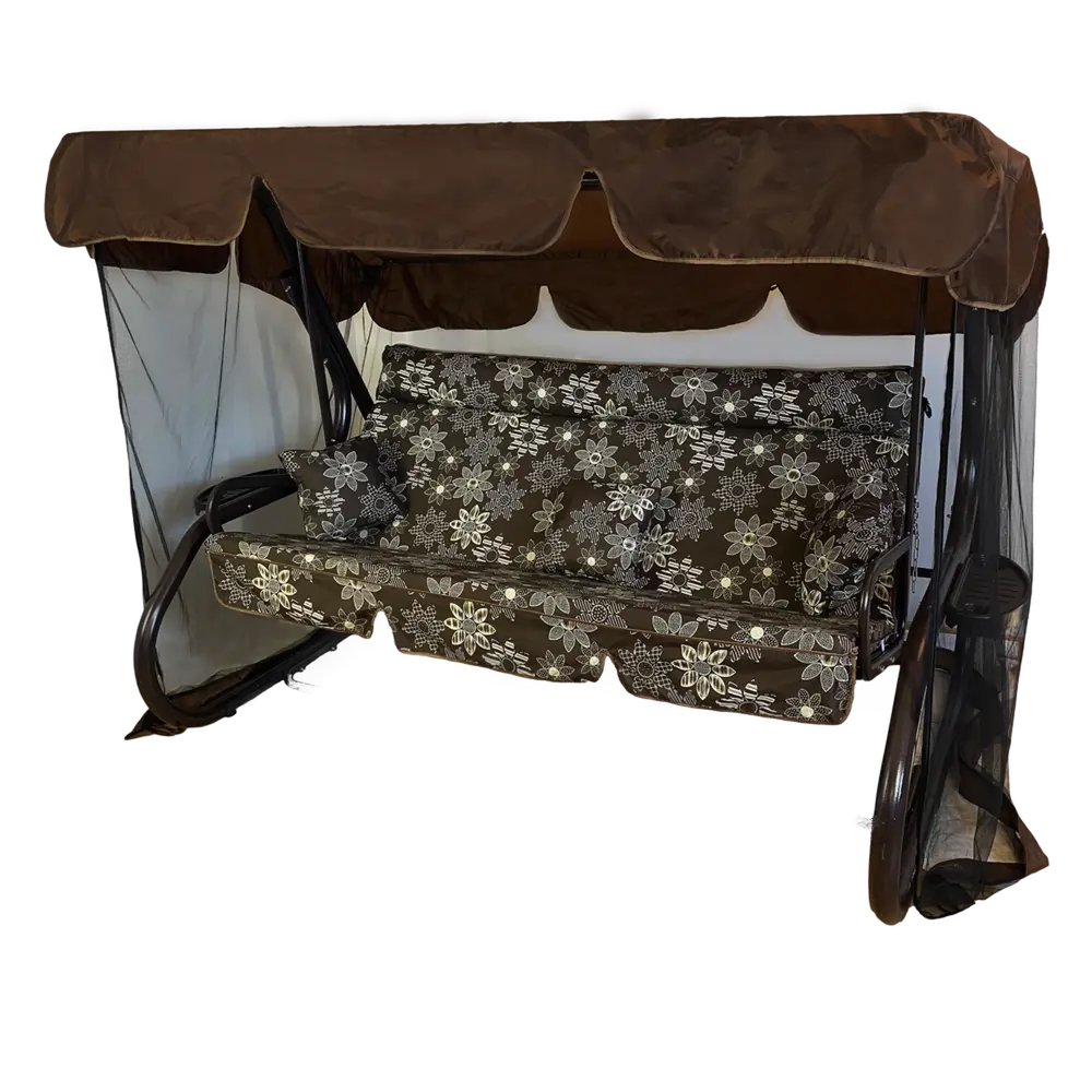 Качели садовые Арго 4-х местные (до 350 кг) коричневый GREENGARD STLM-2063817