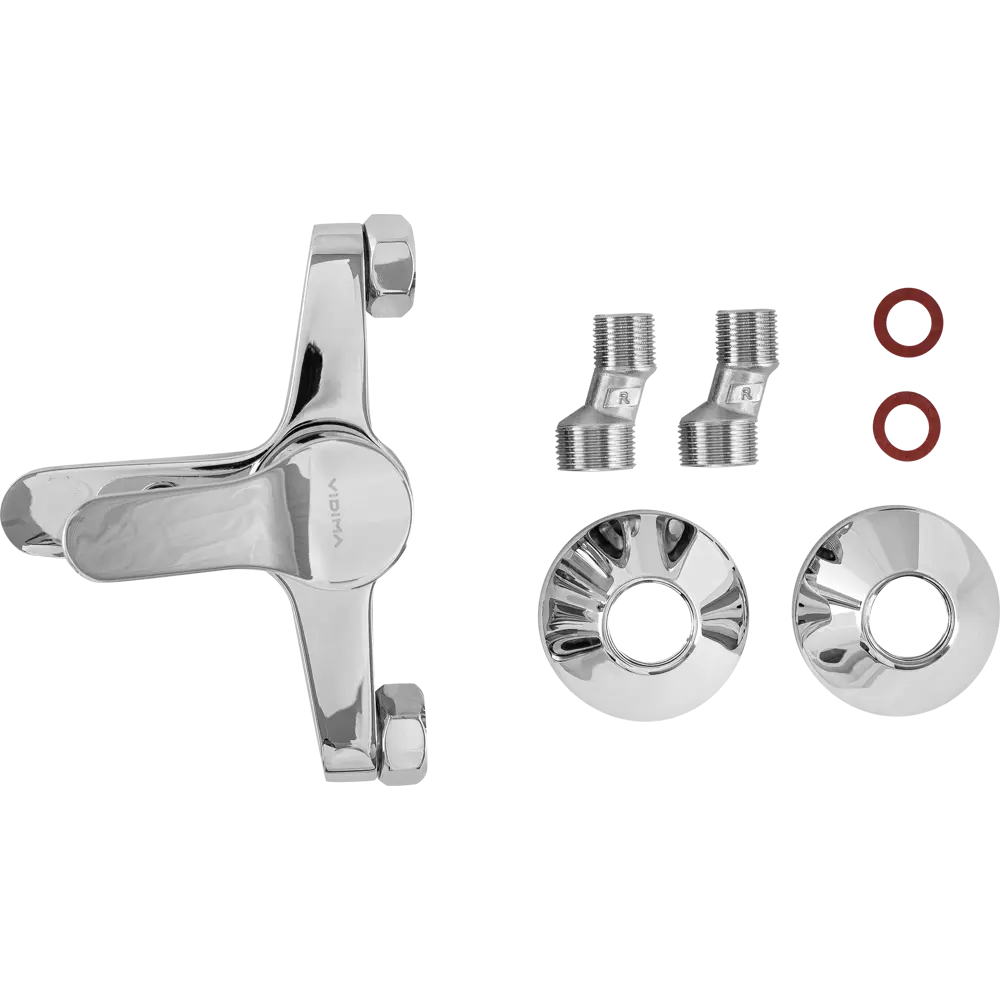 Смеситель для ванны и душа Vidima Luna BA383AA однорычажный цвет хром STLM-2167325 - Вид №2