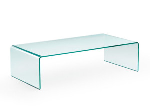 Прямоугольный стеклянный журнальный столик