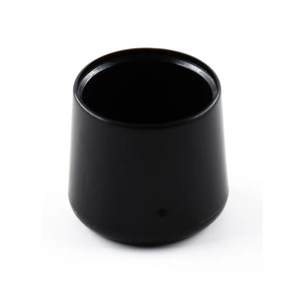 Заглушка на мебельную ножку KONSENSA 30 мм круглые пластик цвет черный 4 шт STLM-2062491 - Вид №1