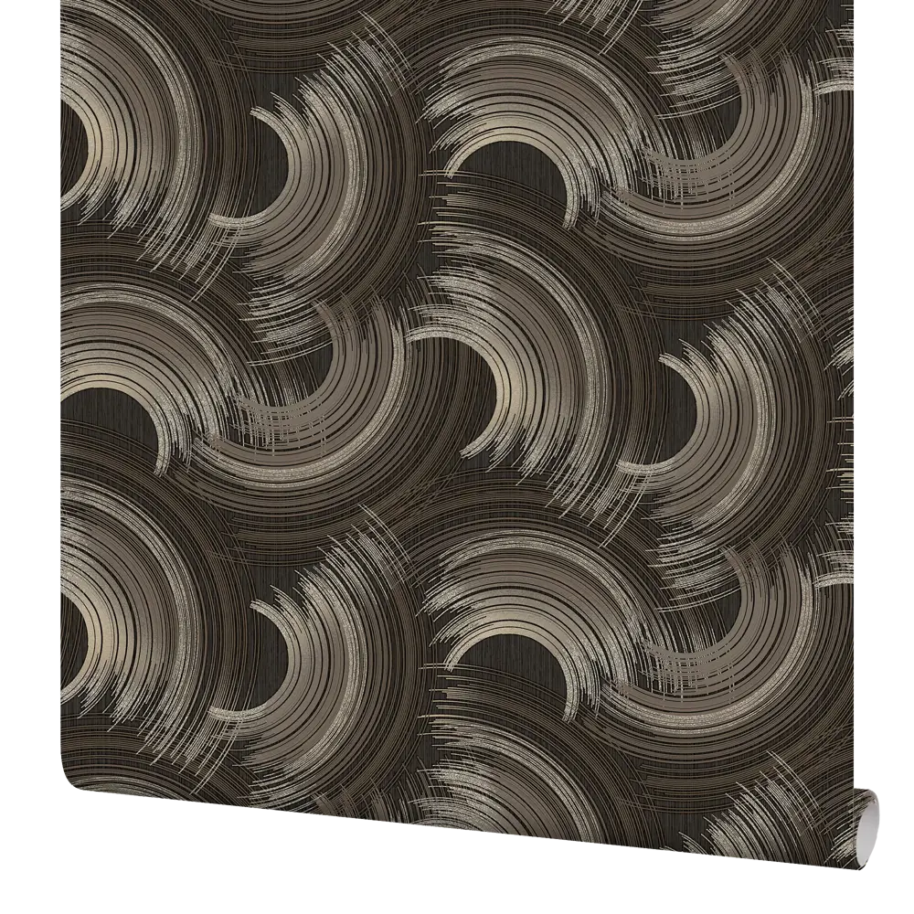 Флизелиновые обои WALL UP Neon в элегантном коричневом оттенке 89383195 STLM-1461907