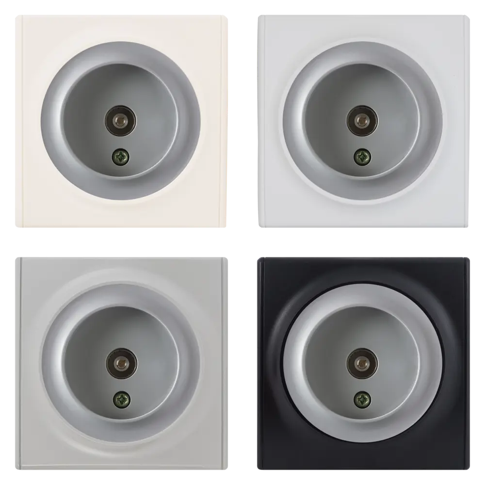 Телевизионная розетка OnekeyElectro Florence серая для скрытого монтажа 82127036 STLM-0019921 - Вид №1