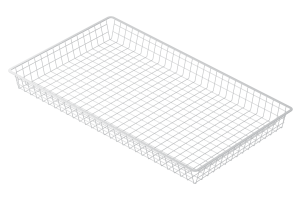 Проволочная корзина , 893х555х85 мм, белый LJPS0592 Public Steel Россия