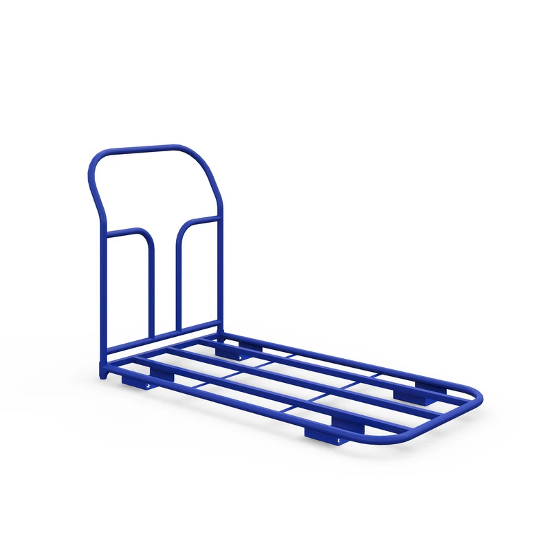 Тележка платформенная каркасная ТК 4 (г/п 500 кг, 1200x600 мм, колеса литая протекторная резина 160 мм) Верстакофф 65-0570