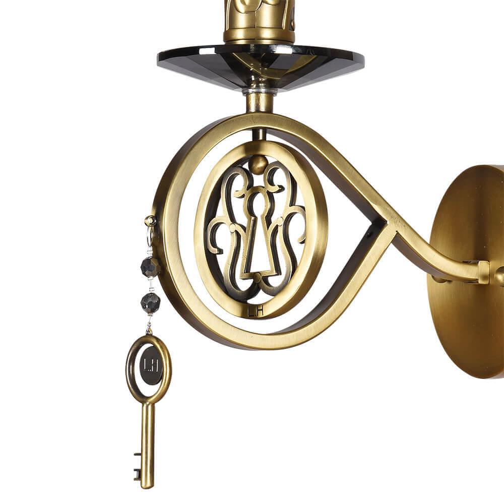 Бра настенное бронзовое Lumien Hall "Орабель" 2036/1W-ABP-SY LUMIEN HALL СВЕЧА 00-3929831 Бронза  - Вид №1