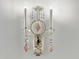 Masiero Бра в классическом стиле с галогенными кристаллами Lizzi