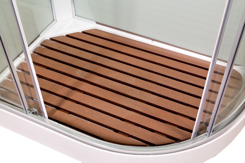 L 809 N с гидромассажем BLACK Душевая кабина DETO Серия L А102 L LED с кнопкой - Вид №6