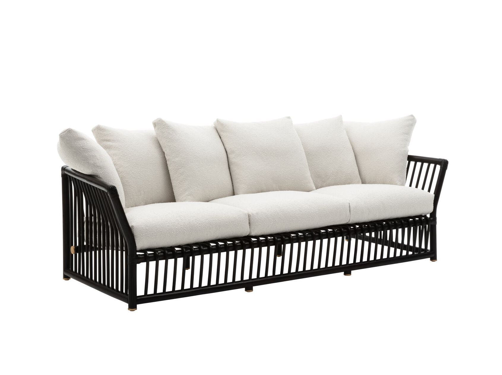 Садовый диван из ротанга и ткани B&B Italia Outdoor Softcage ARCH-00109221 - Вид №1