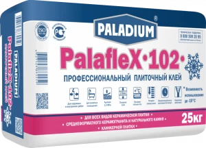PL-102Z Плиточный клей PalafleX-102 ЗИМА, 25 кг Paladium