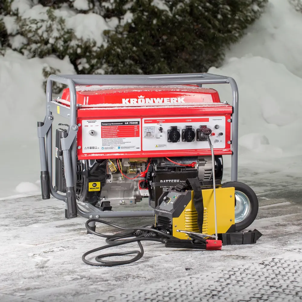 Генератор бензиновый Kronwerk LK 7500E 6 кВт STLM-2210272 - Вид №2