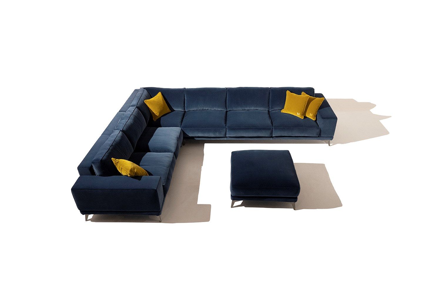 Бархатный угловой диван Mantellassi 1926 Tesla ARCH-00038994 - Вид №3