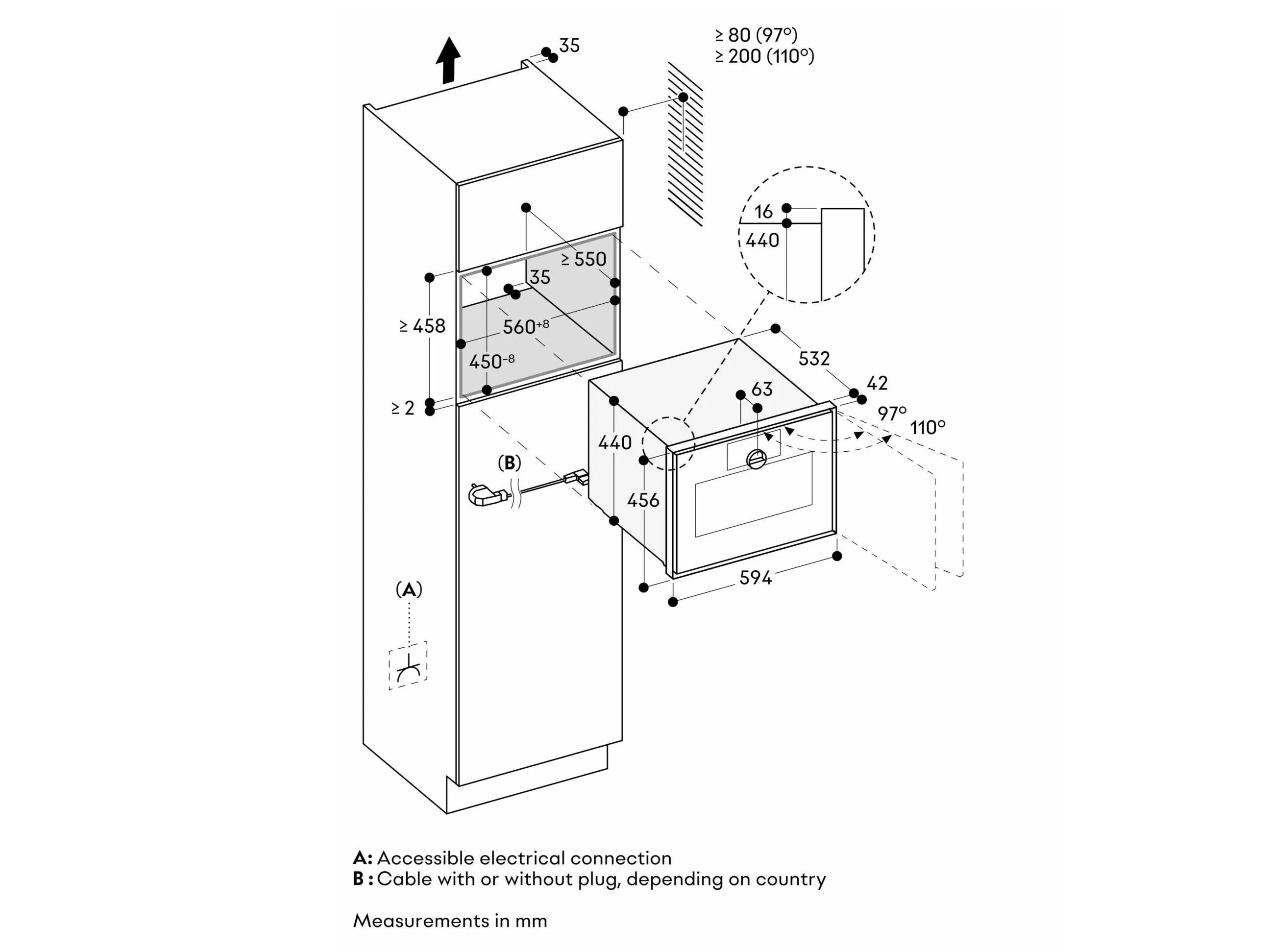 Микроволновая печь из нержавеющей стали с сенсорным экраном GAGGENAU Expressive ARCH-00071965 - Вид №7
