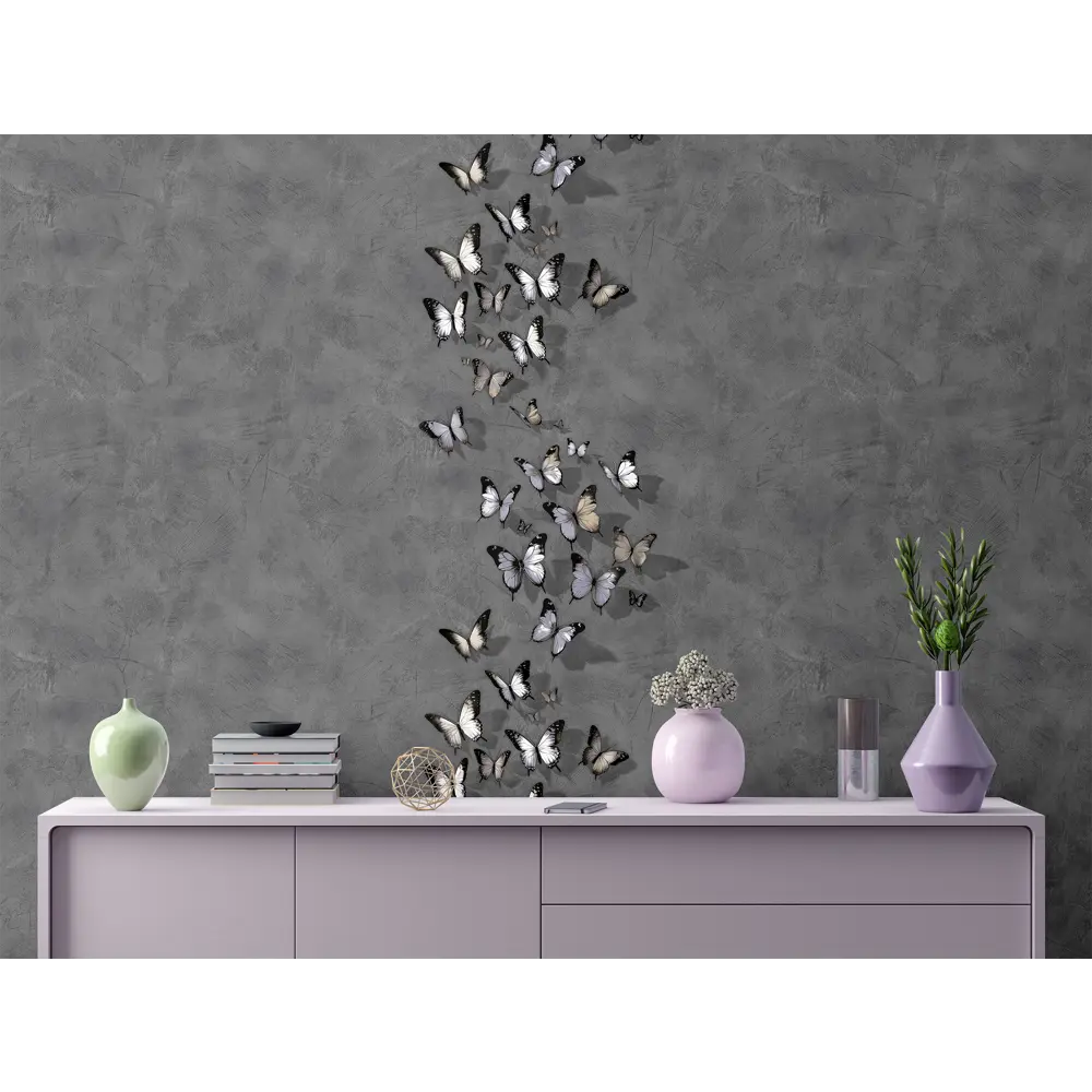 Обои флизелиновые Victoria Stenova Incanto графитовые 1.06 м VS589279 STLM-2049189 - Вид №4
