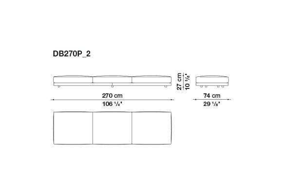 Кожаный диван B&B Italia док ARCH-00106863 - Вид №66