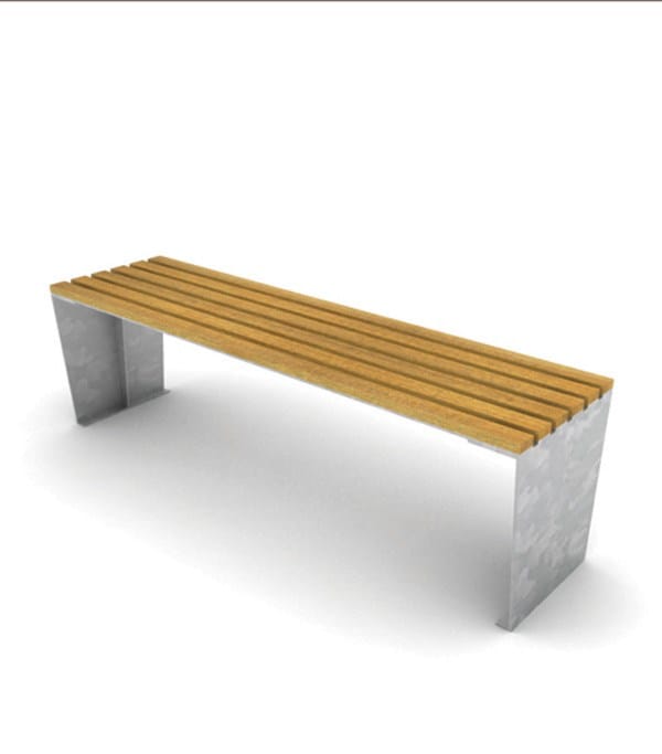 Деревянная и стальная скамья LAB23 Мэрилин ARCH-00104415 - Вид №23