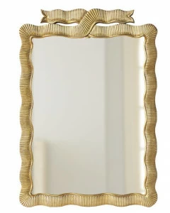 Зеркало прямоугольное настенное серебро "Эбигейл" Soho LOUVRE HOME НАСТЕННОЕ ЗЕРКАЛО 036089 Золото