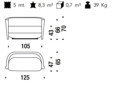 Кожаный или тканевый диван MOROSO ARCH-00140427 - Вид №2