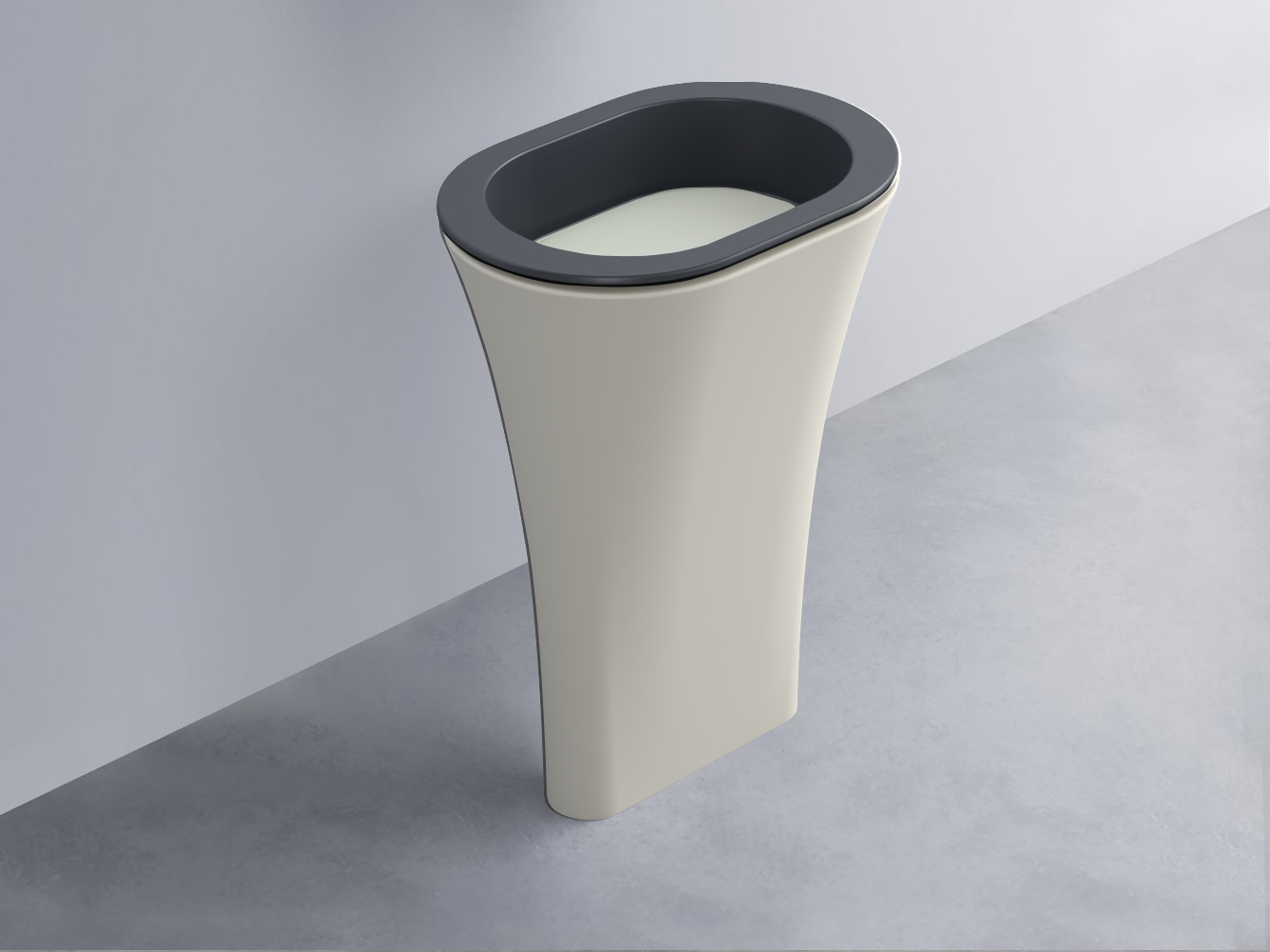 AMLA65-BA+AMPILO-PM+AMCOLO-TL Раковина Amedeo Ovale отдельностоящая cielo Enjoy + Amedeo Ceramica Cielo