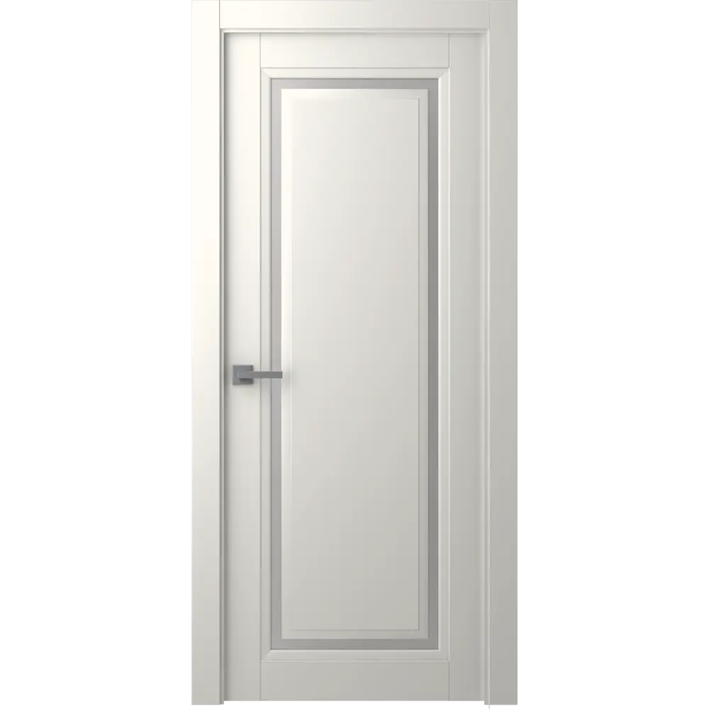 Дверь межкомнатная Аурум 1 глухая эмаль цвет жемчужный 60x200 см BELWOODDOORS STLM-2090253