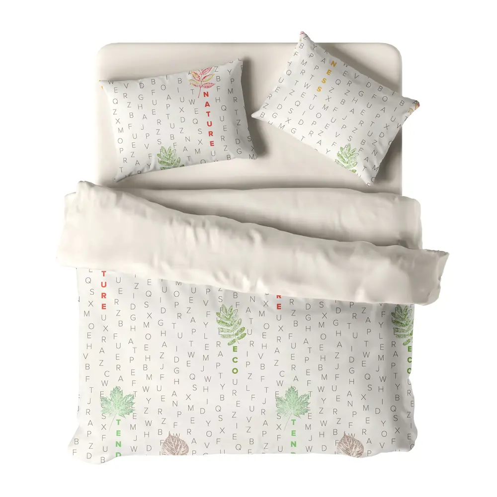 Комплект постельного белья Волшебная ночь Эко Romance 1.5-спальный бежевый 89438383 STLM-1585263