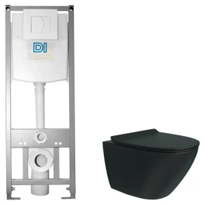 Комплект инсталляции Di с безободковым унитазом Teymi Tiko