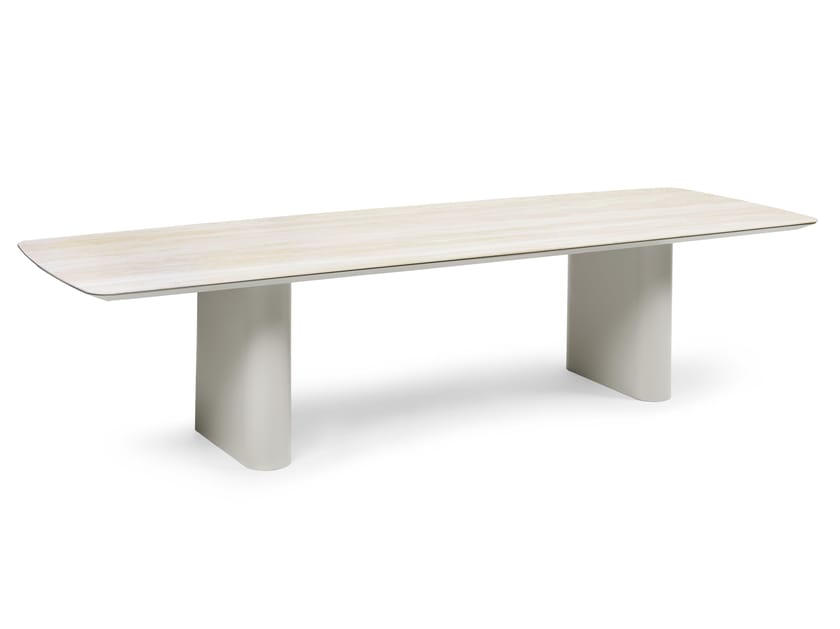 Керамический прямоугольный садовый стол Jati Kebon Amorelli ARCH-00062071