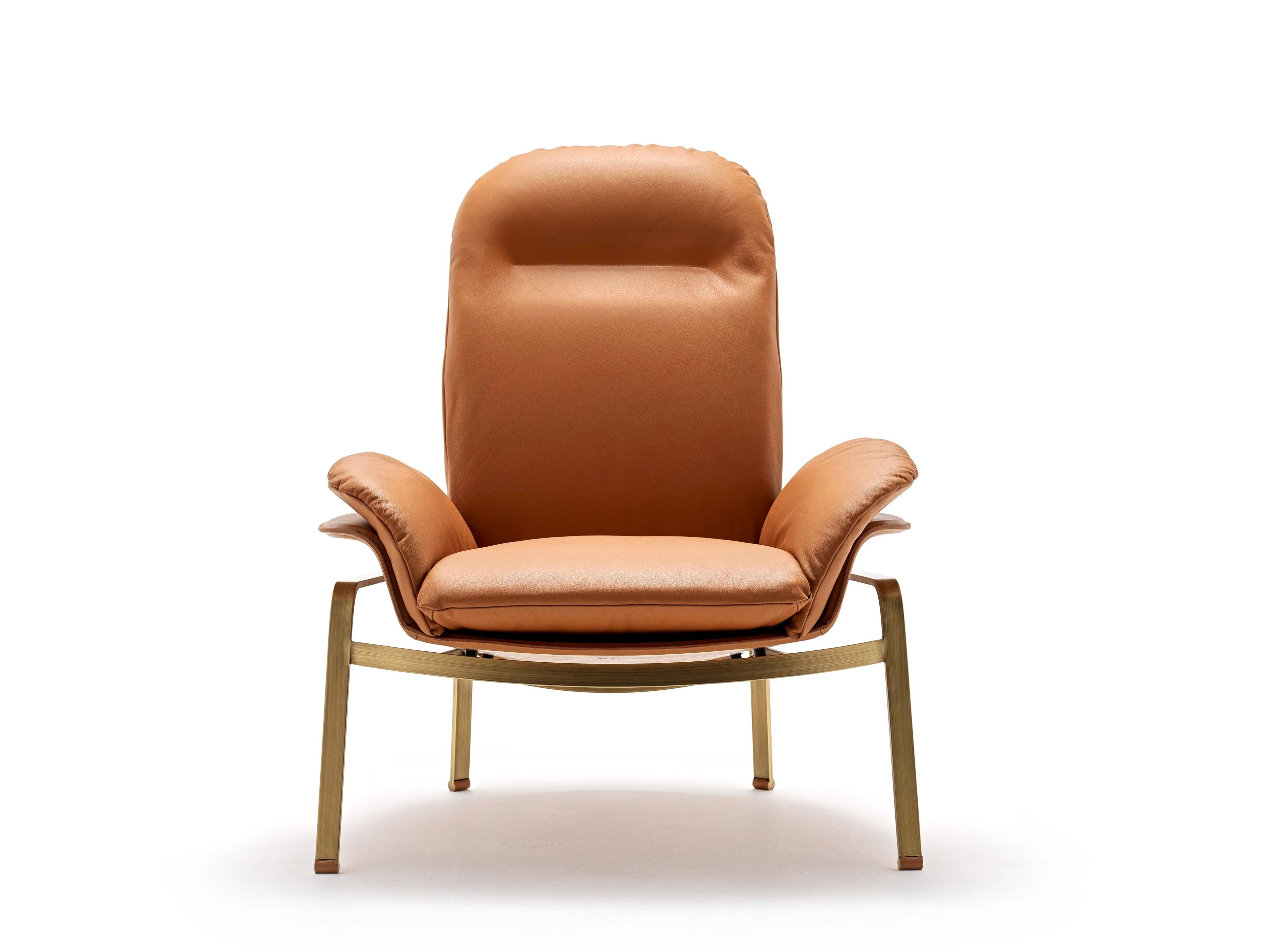 Кожаное кресло с подлокотниками Fasem Electa ARCH-00032939 - Вид №3