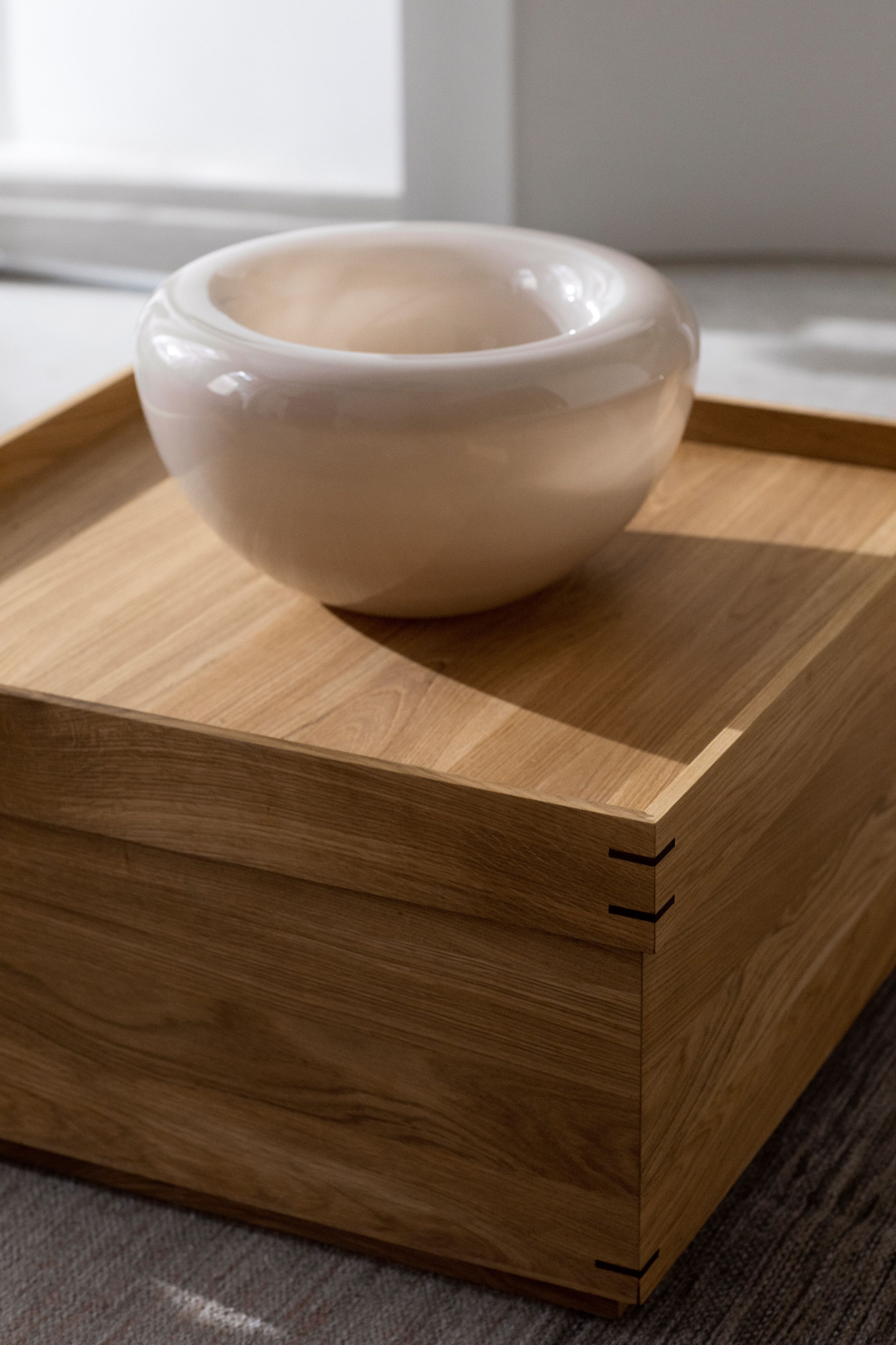 Квадратный журнальный столик из дуба Kristina Dam Studio Japanese ARCH-00050659 - Вид №4