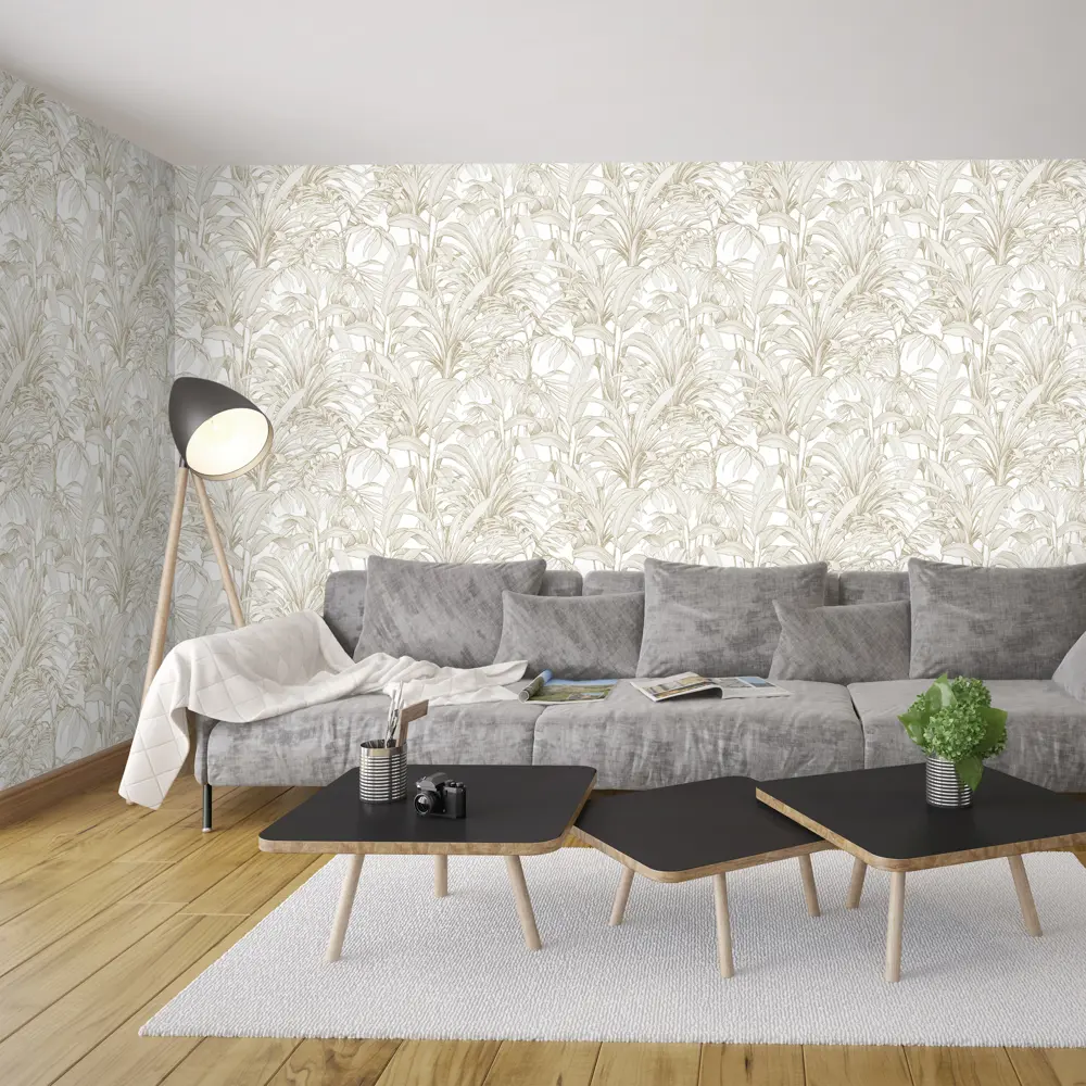 Обои флизелиновые Grandecolife Alma бежевые 1.06 м GDR122102 STLM-2130411 - Вид №3