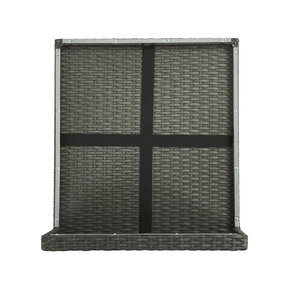 Секция прямая Naterial Noa Fix 68x62x68 см, искусственный ротанг, серый/чёрный STLM-2174205 - Вид №4