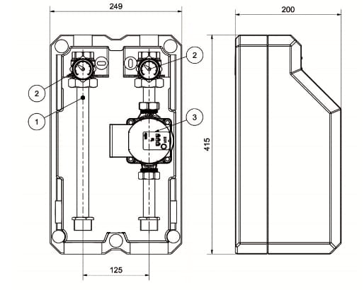 Распределительные системы для тепловых электростанций Comparato Nello GRUPPI DI RILANCIO ARCH-00051791 - Вид №2