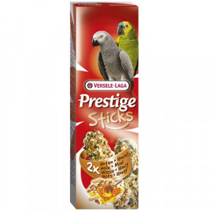 ПР0035394 Лакомство для птиц Prestige палочки для крупных попугаев с орехами и медом 2х70г VERSELE-LAGA