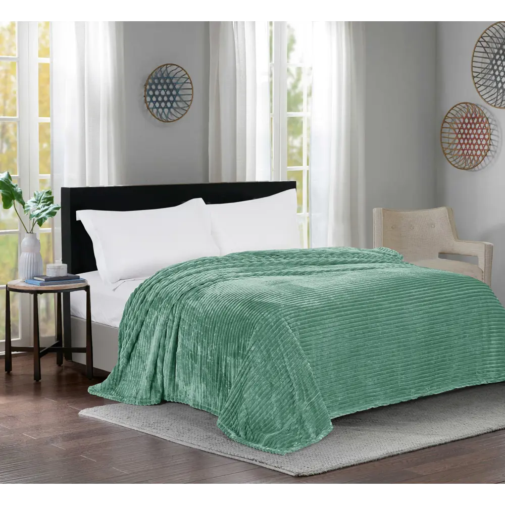 INSPIRE Плед Cactus 3 — уютный велсофт для интерьера 89025385 Line STLM-1044730 - Вид №3