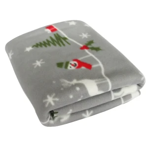 Плед Снеговик 130х170 см флис