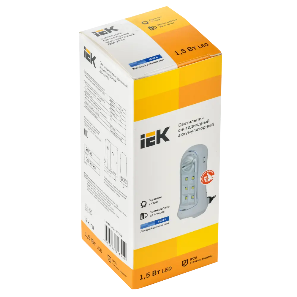 Аккумуляторный светодиодный светильник IEK ДБА 3924 для подсветки и ремонтных работ 82333766 STLM-0024758 - Вид №7