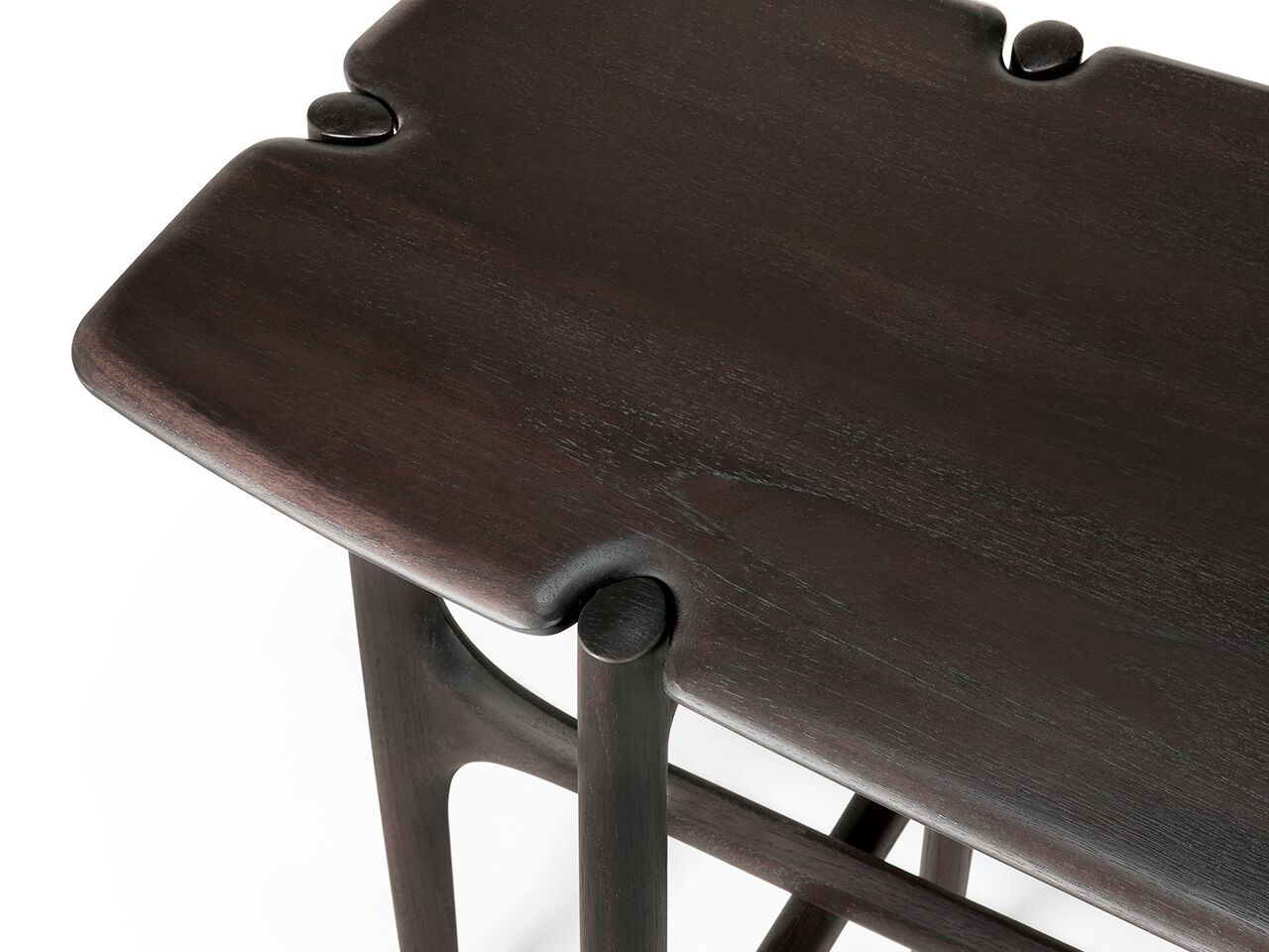 Прямоугольная консоль из тикового дерева Ethnicraft PI ARCH-00021820 - Вид №1