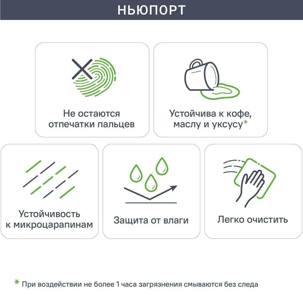 Фасад кухонного шкафа Ньюпорт 44.7x76.5 см KONSENSA МДФ цвет белый Ньюпорт белый STLM-2189743 - Вид №3