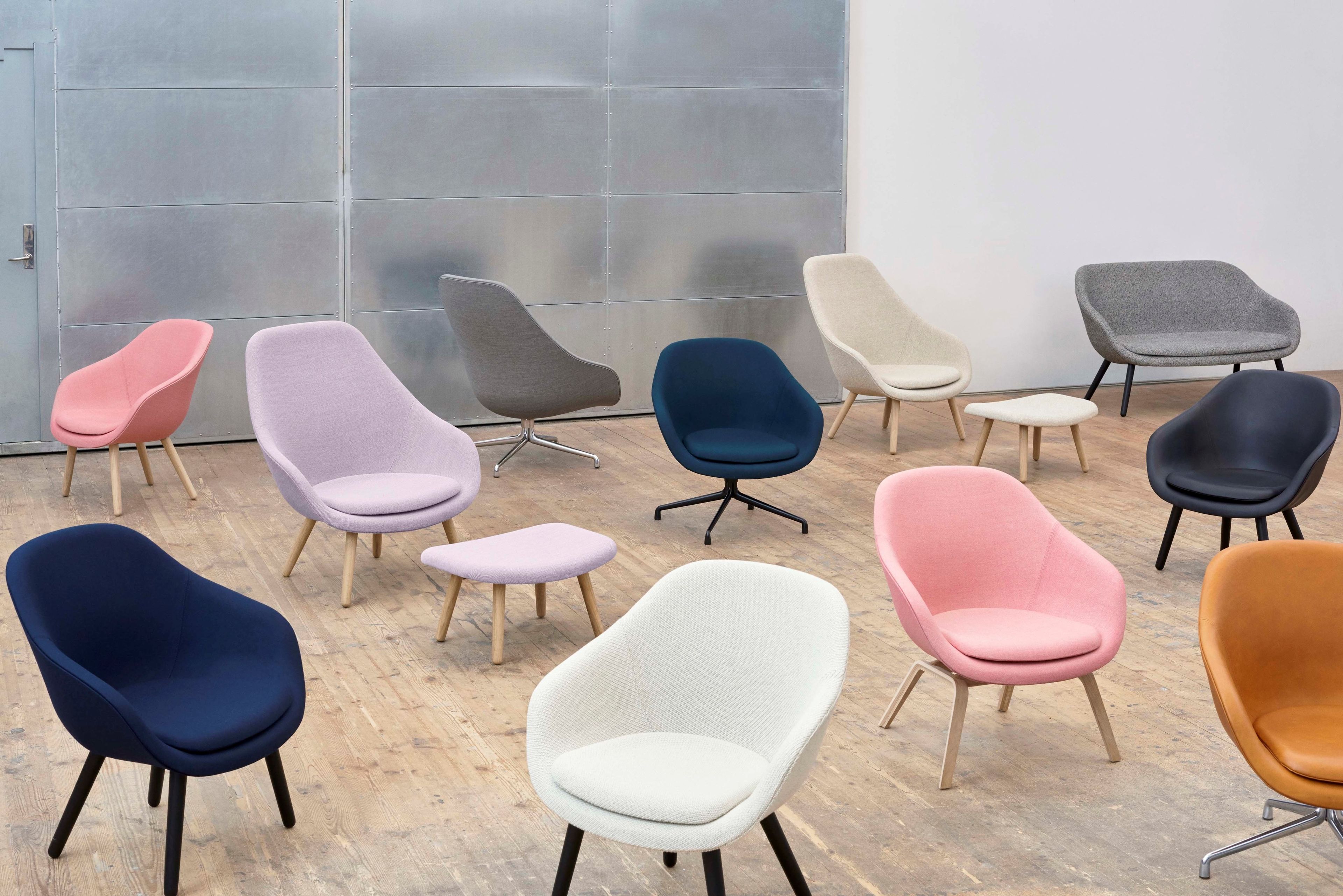 Спицевое вращающееся кресло с подлокотниками Hay About a Lounge ARCH-00139969 - Вид №3