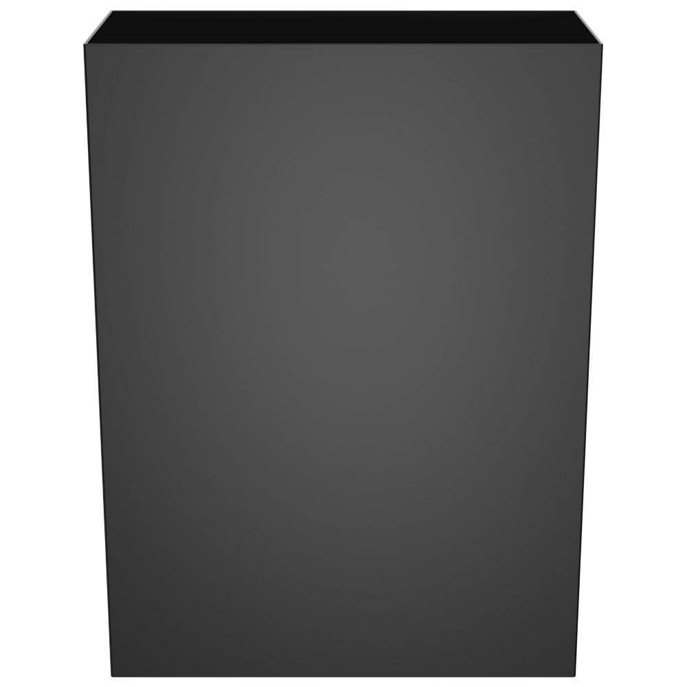 P790-N Матовая черная настенная корзина объемом 25 л. duten
