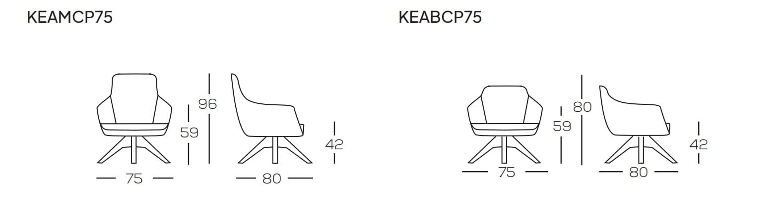 Кресло на спинке из ткани GRUPPO FOX день Фокса ARCH-00054101 - Вид №2