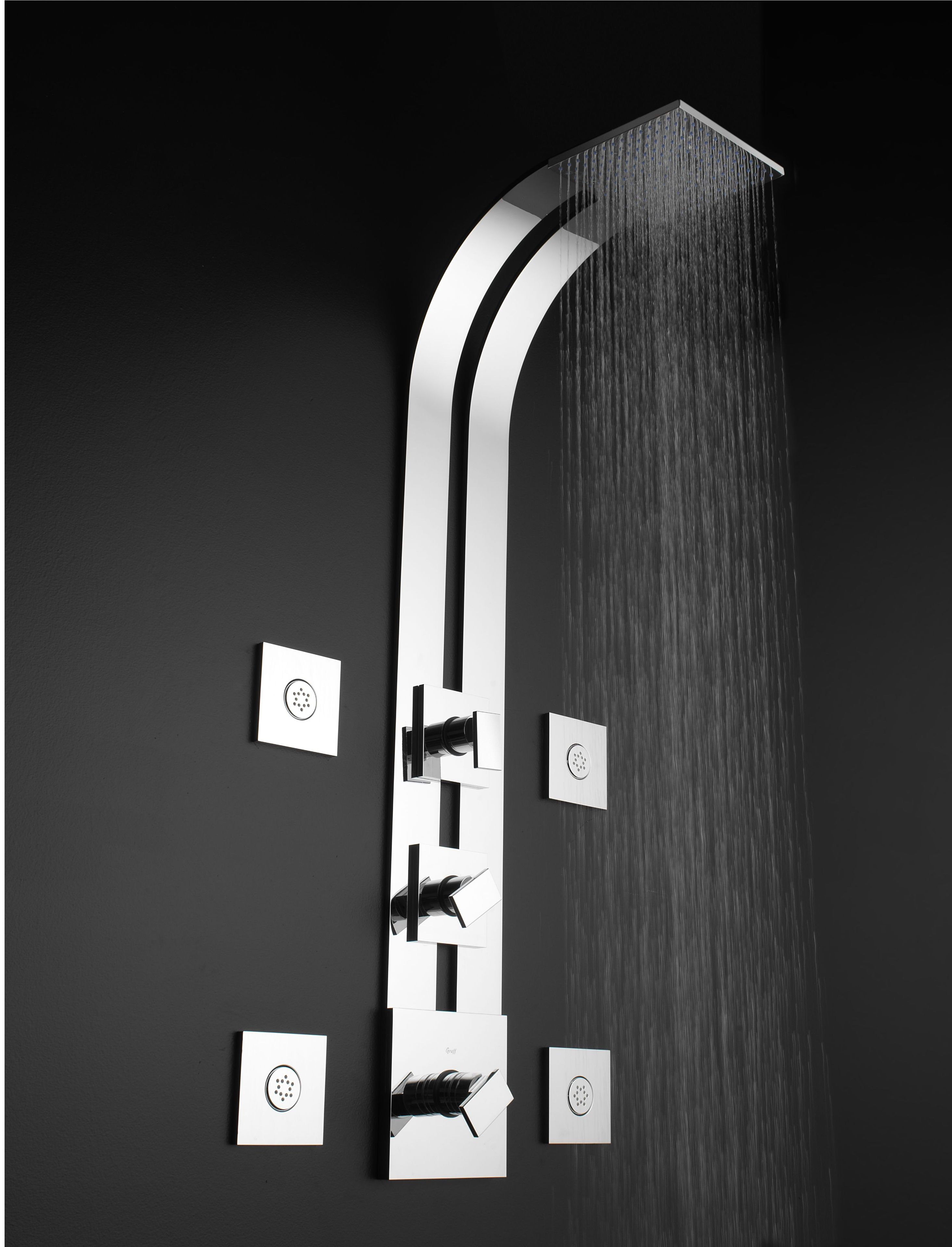 Регулируемая встраиваемая боковая насадка для душа Graff Solar ARCH-00078476 - Вид №1