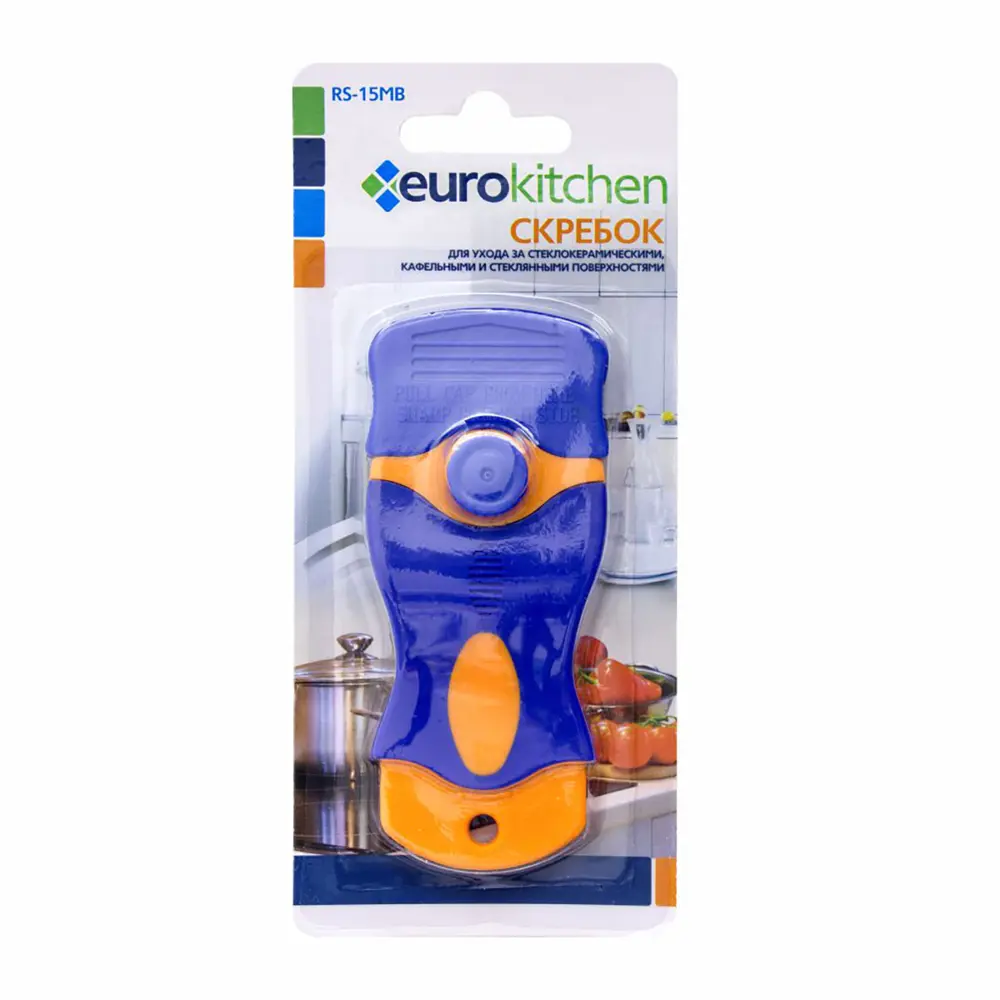 90713266 Скребок Eurokitchen металл/пластик цвет оранжевый RS-15MB STLM-0350317